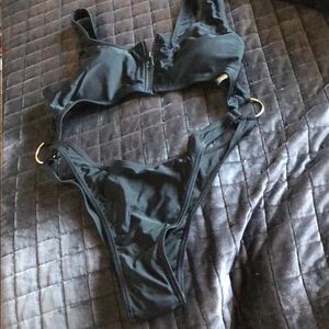 Black sexy one piece